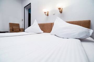 Фото номера Standard Double Room in adjoined building Отель Hotel Tisa г. Бэи­ле-Олэ­неш­ти 7