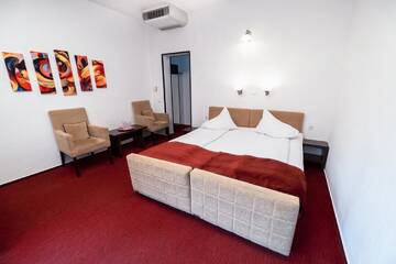 Фото номера Standard Double Room in adjoined building Отель Hotel Tisa г. Бэи­ле-Олэ­неш­ти 2